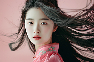 妆造发型艺术发型艺术摄影图