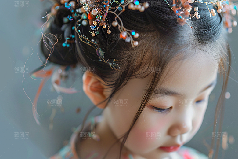 妆造发型写真美妆造型摄影图