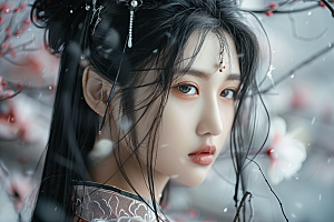 妆造发型美妆美妆造型摄影图