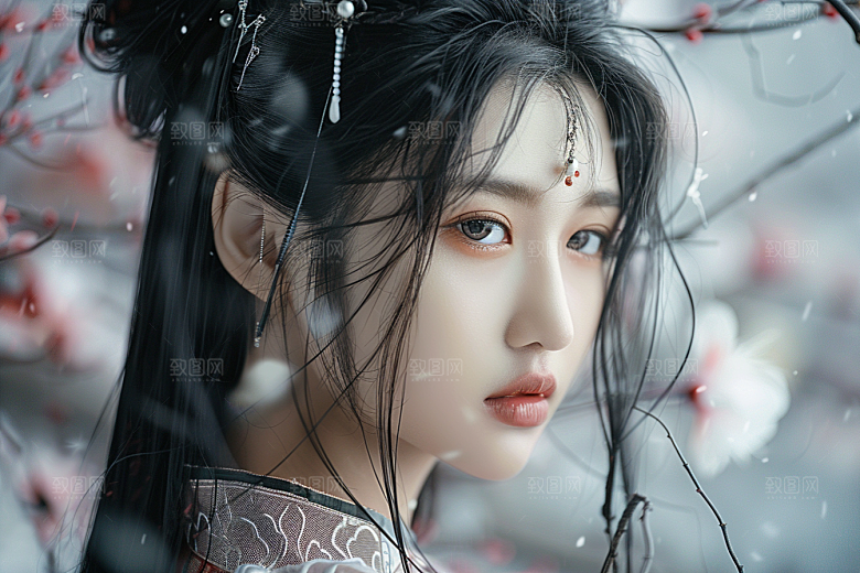 妆造发型美妆美妆造型摄影图