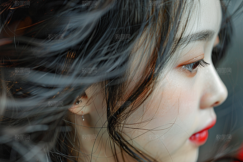 妆造发型艺术美妆造型摄影图