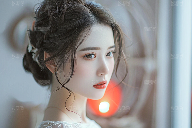 妆造发型美妆艺术摄影图
