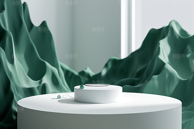 翡翠玉石艺术精美摄影图