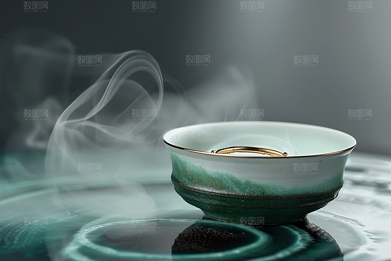 翡翠玉石艺术装饰摄影图