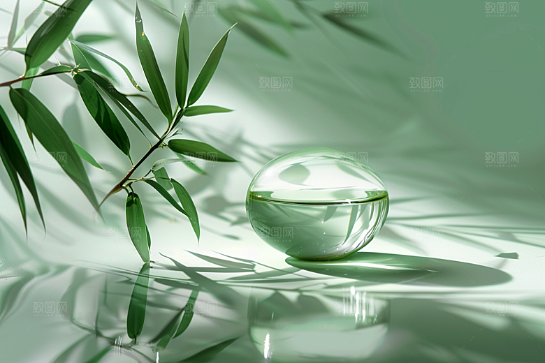 翡翠玉石富贵首饰摄影图