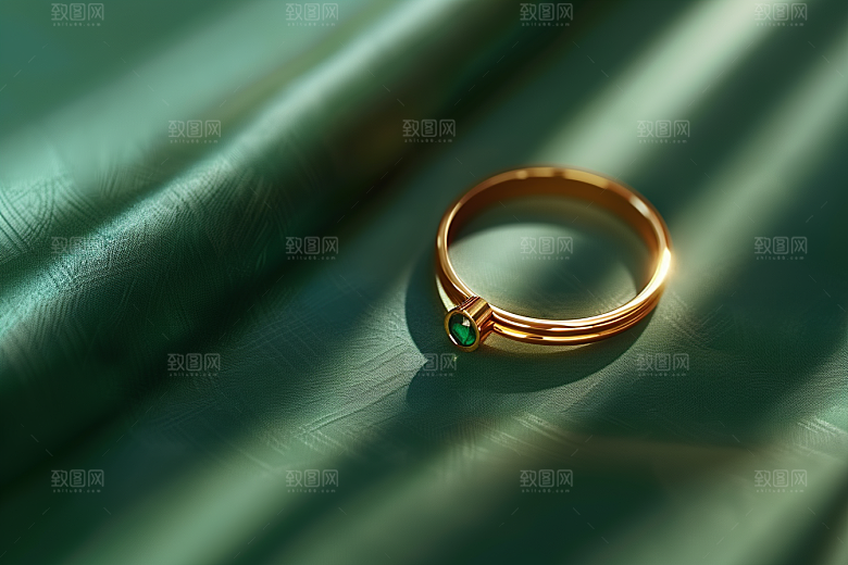 翡翠玉石精美大气摄影图