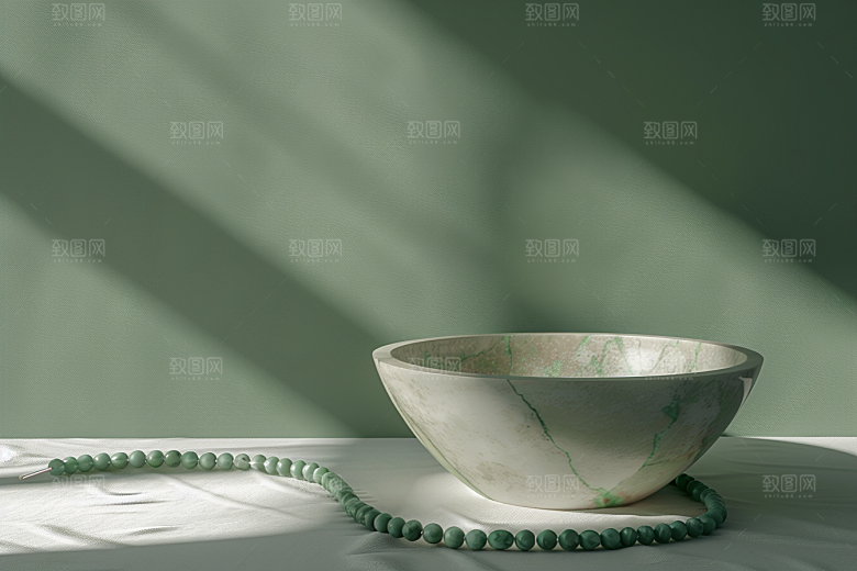 翡翠玉石奢华富贵摄影图