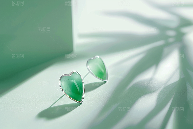 翡翠玉石高清精美摄影图