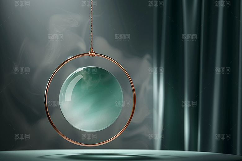 翡翠玉石富贵奢华摄影图