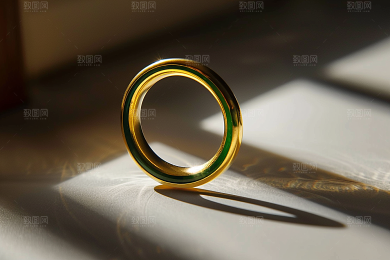 翡翠玉石奢华装饰摄影图