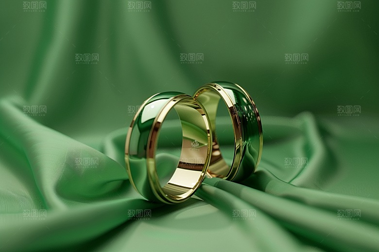 翡翠玉石精致大气摄影图
