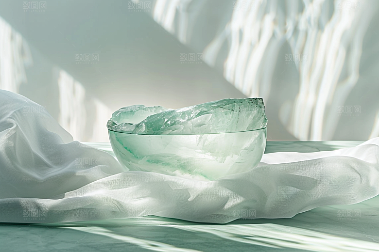 翡翠玉石精致高清摄影图
