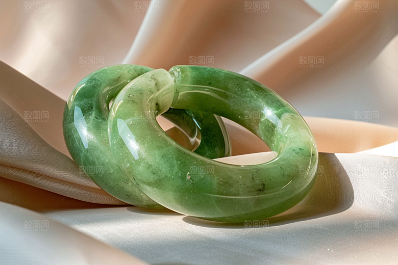 翡翠玉石艺术珠宝摄影图