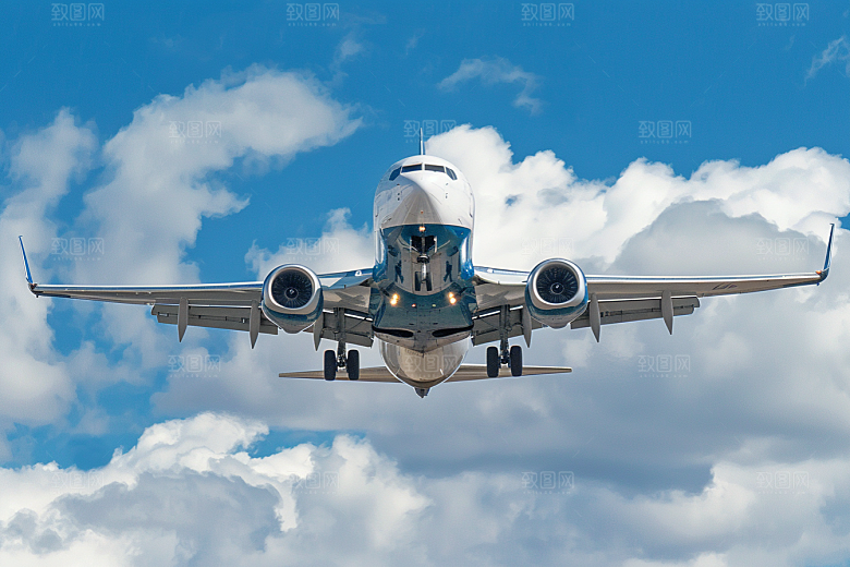 飞机飞行民航航空摄影图