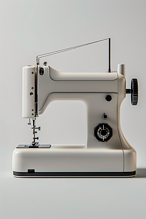 缝纫机裁缝缝补摄影图