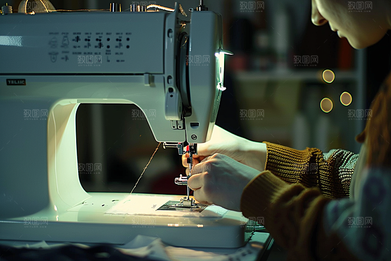 缝纫机家用工具摄影图