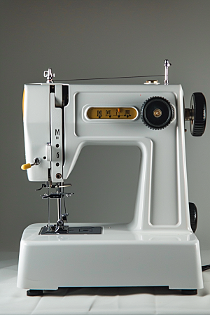 缝纫机纺织服装裁缝摄影图
