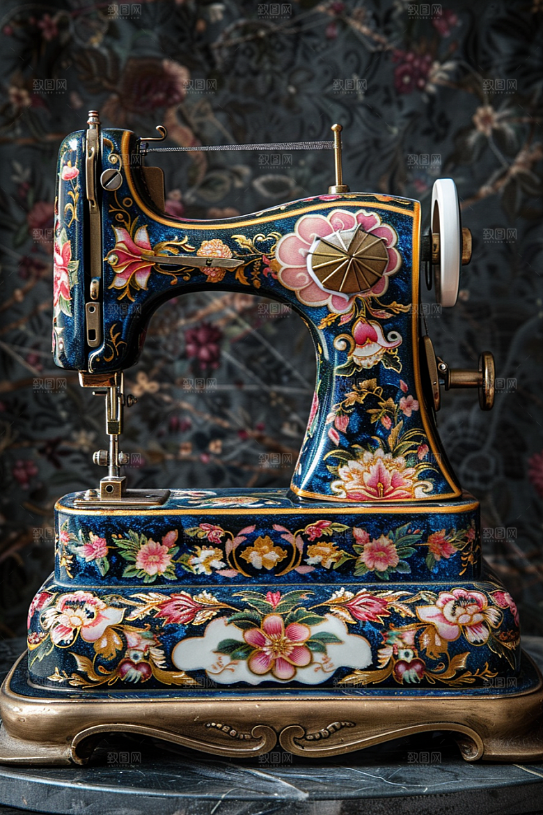 缝纫机机器工具摄影图