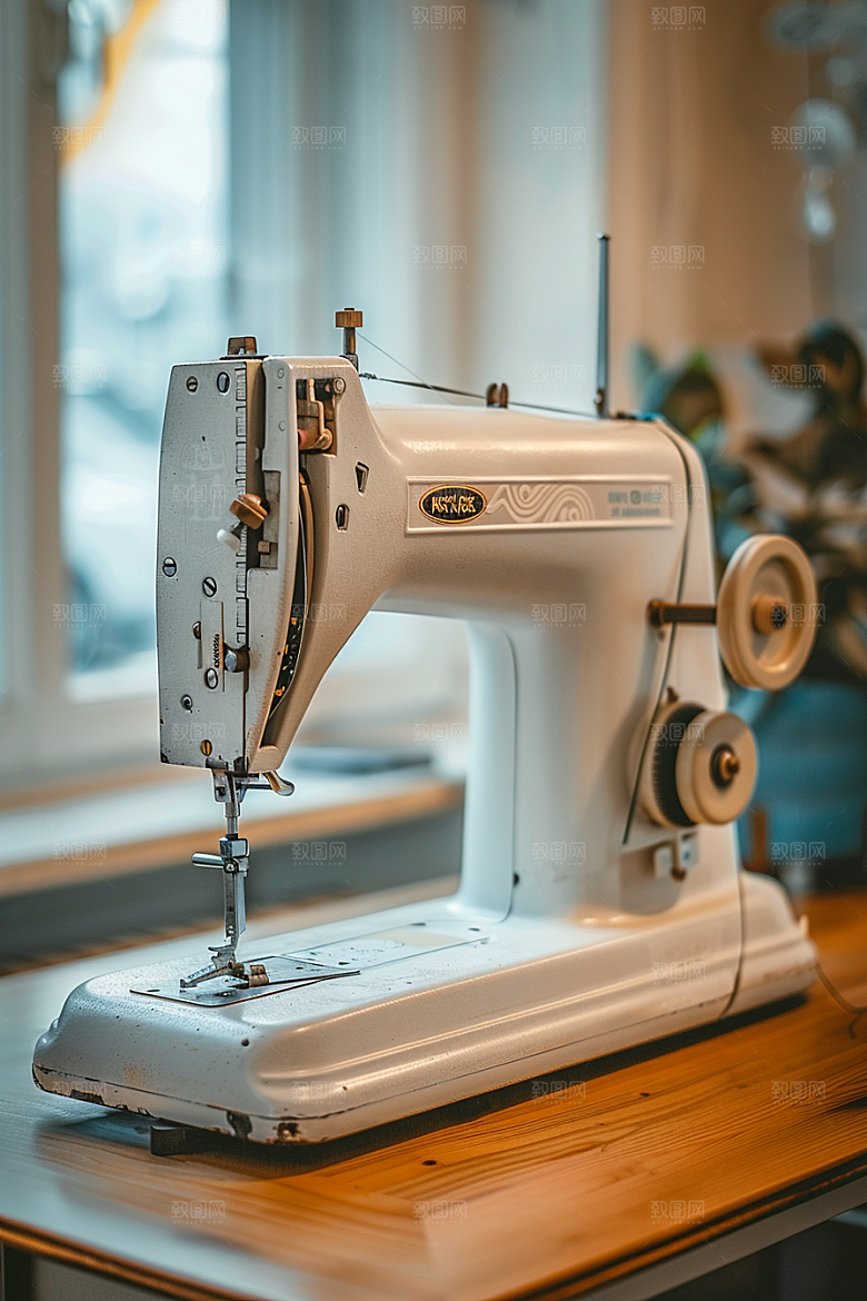 缝纫机工具纺织服装摄影图