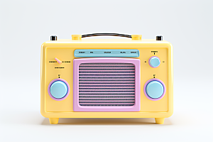 复古收音机音乐时尚模型