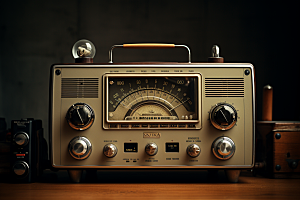 复古收音机3D音乐模型