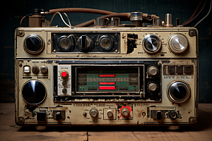 复古收音机音乐3D模型