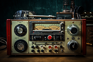 复古收音机电子高清模型