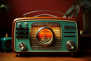 复古收音机摇滚高清模型