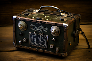 复古收音机高清3D模型