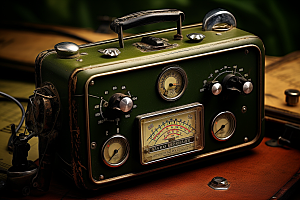 复古收音机广播高清模型