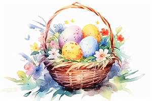 复活节彩蛋传统文化西方节日插画