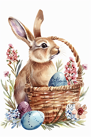 复活节兔子高清小动物素材