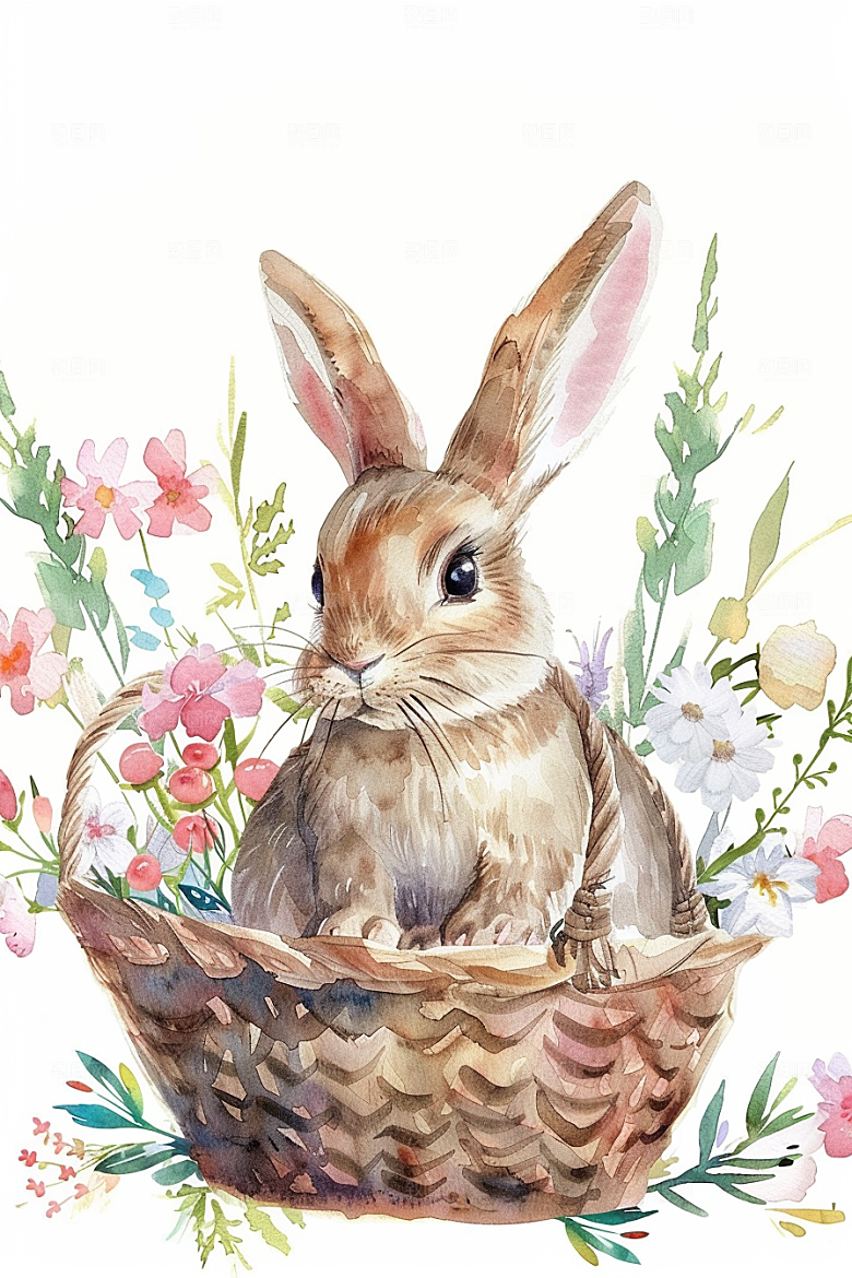 复活节兔子节日小动物素材