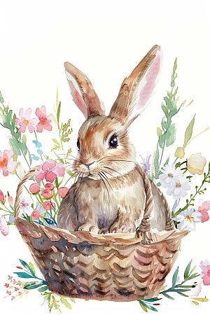 复活节兔子节日小动物素材