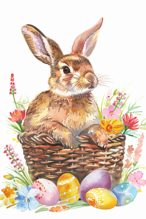 复活节兔子高清小动物素材