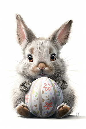 复活节兔子彩蛋高清素材