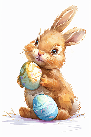 复活节兔子节日高清素材