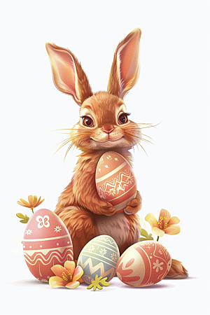 复活节兔子高清节日素材