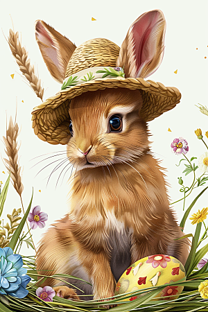复活节兔子高清彩蛋素材