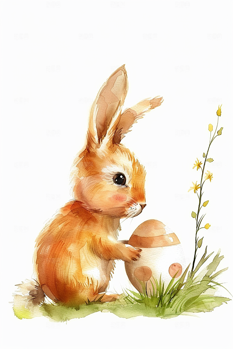 复活节兔子节日彩蛋素材