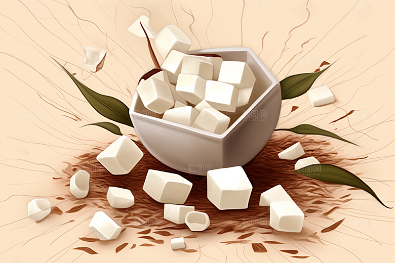 茯苓手绘医疗插画