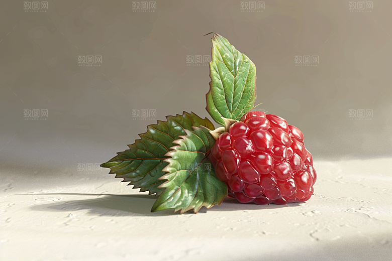 覆盆子美味植物摄影图