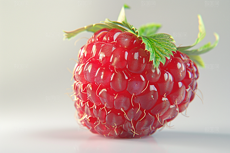 覆盆子美味植物摄影图