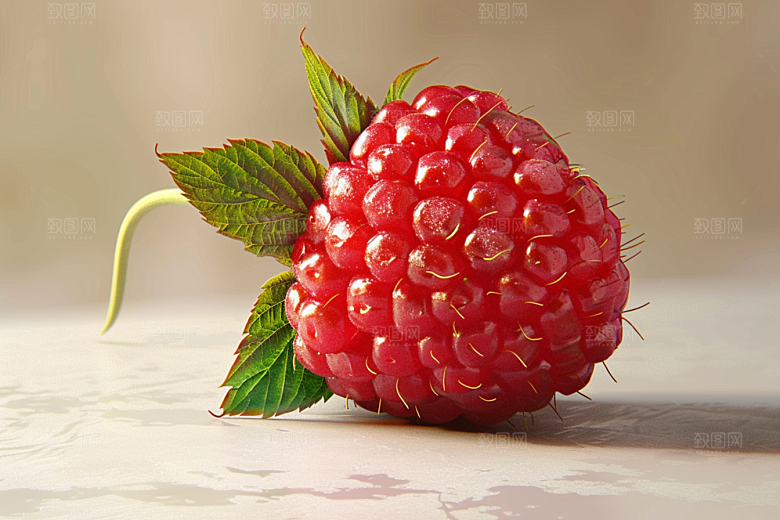 覆盆子清新自然摄影图