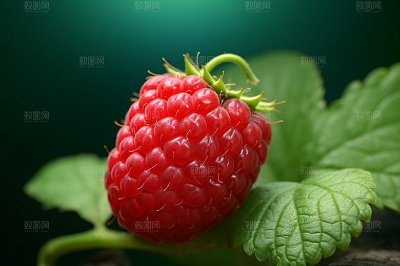 覆盆子植物美食摄影图