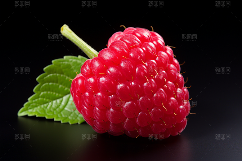 覆盆子美食果实摄影图