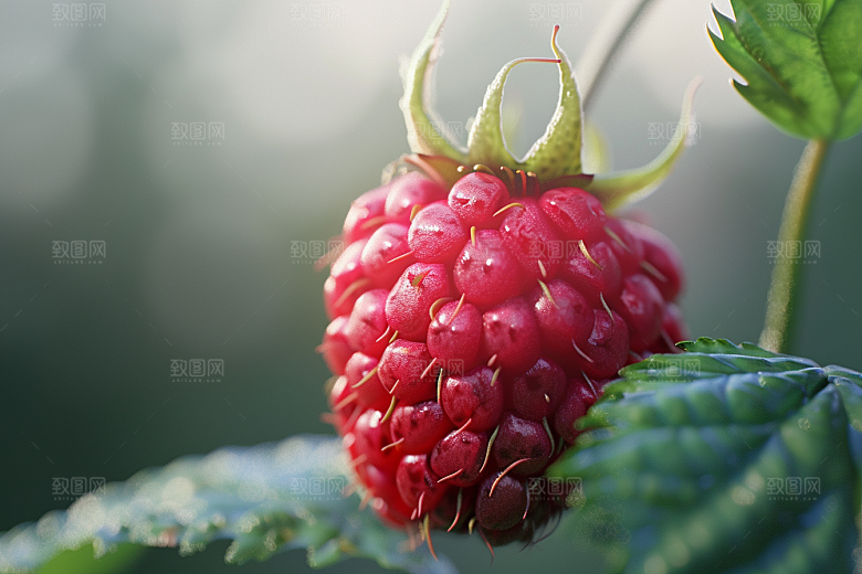 覆盆子高清植物摄影图