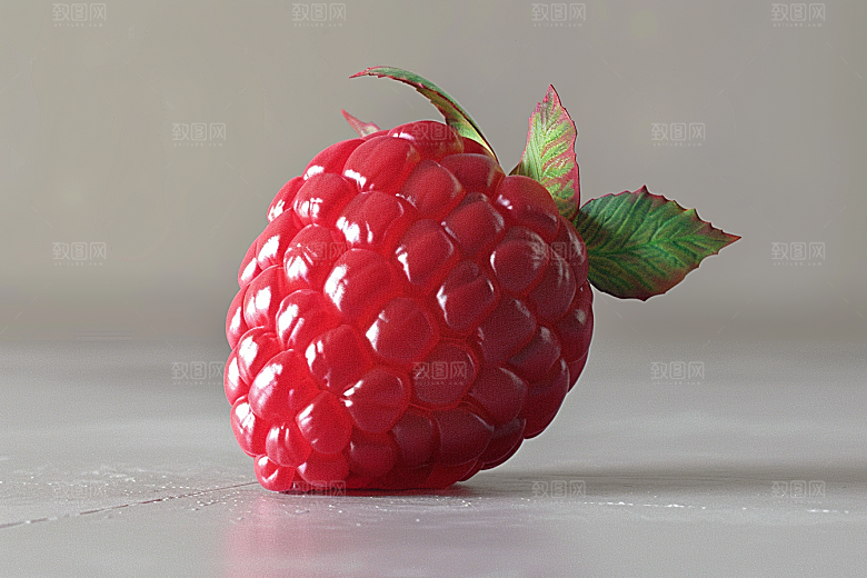 覆盆子植物美食摄影图