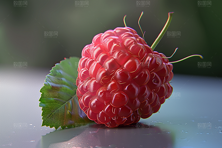 覆盆子美味树莓摄影图