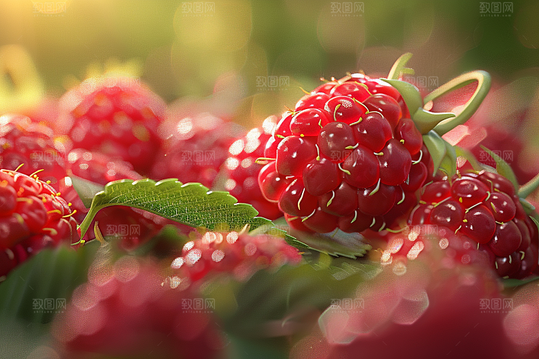 覆盆子美味果实摄影图